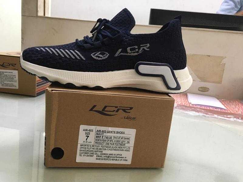 Lancer navy running hotsell shoes
