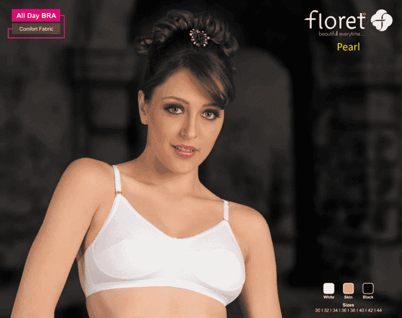Floret Hosiery Solid Non Padded Minimiser Bra for Women