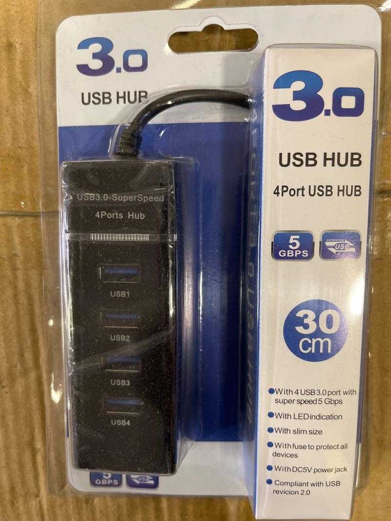 120cm 4-port usb 3 0 hub