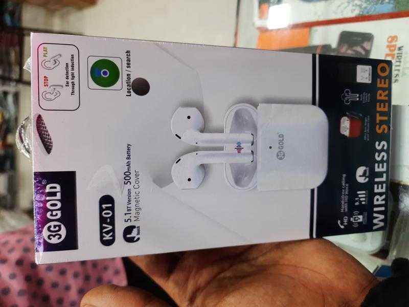 3g gold bluetooth earphones sales