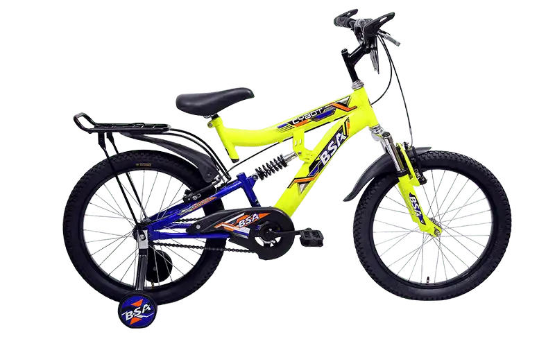 BSA Cycles Cybot Steel Frame Cycle for Kids 20 Inch Neon