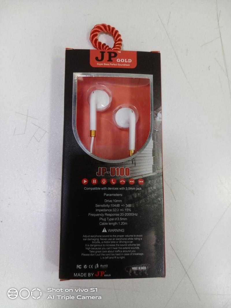 Jp gold online earphones price