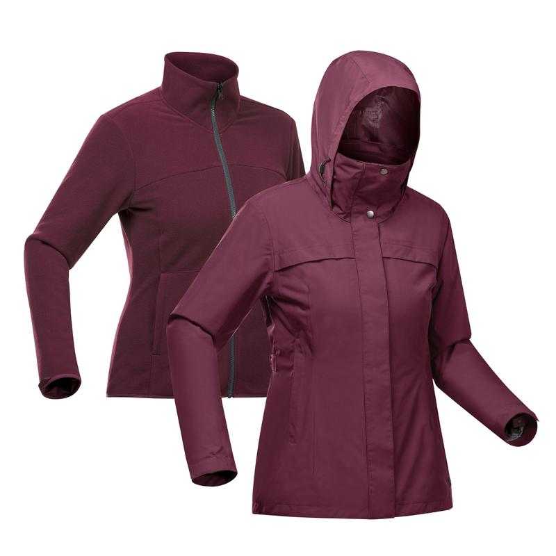 Decathlon Winter Wear Solid Dri fit / Sports Jackets for Women