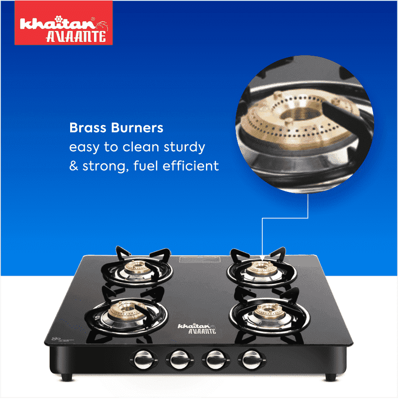 Khaitan gas store stove stainless steel