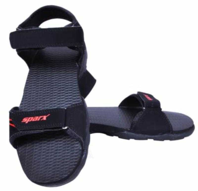 Sparx SS703 06X10 BLACK RED MRP 549 Faux Leather Smart Casual