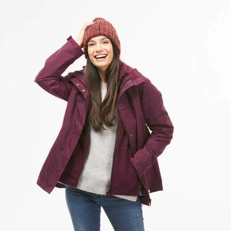 Decathlon Winter Wear Solid Dri fit / Sports Jackets for Women