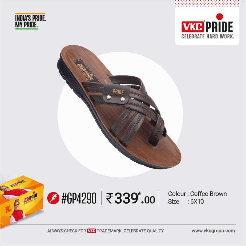 Vkc pride discount chappals models price