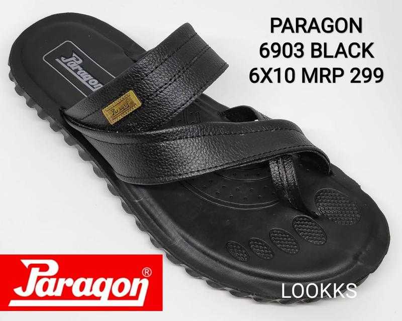 Paragon black slippers on sale