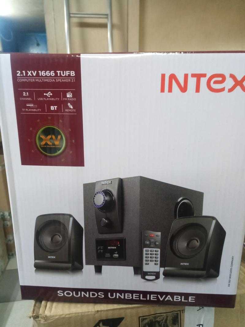 Intex IT 2.1 XV 1666TUFB Black 2.1 Channel Wireless Home Speaker