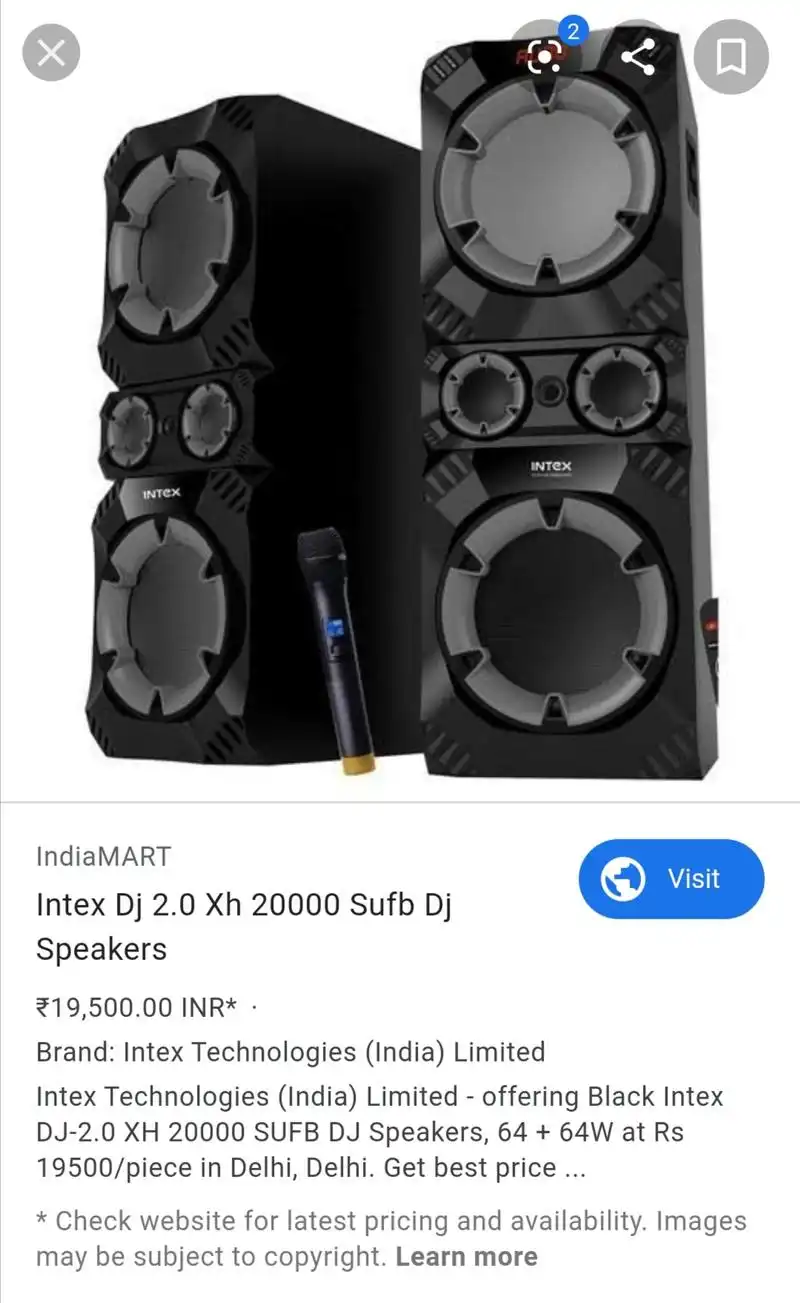 Intex dj home theater sales