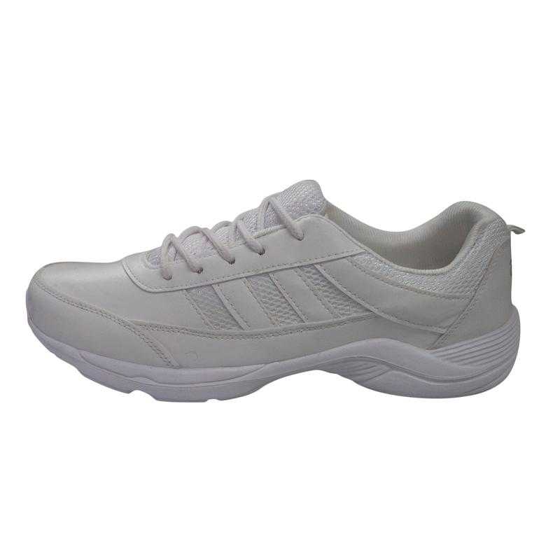 Action white cheap school shoes