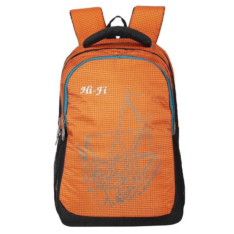 Orange hot sale pink backpack