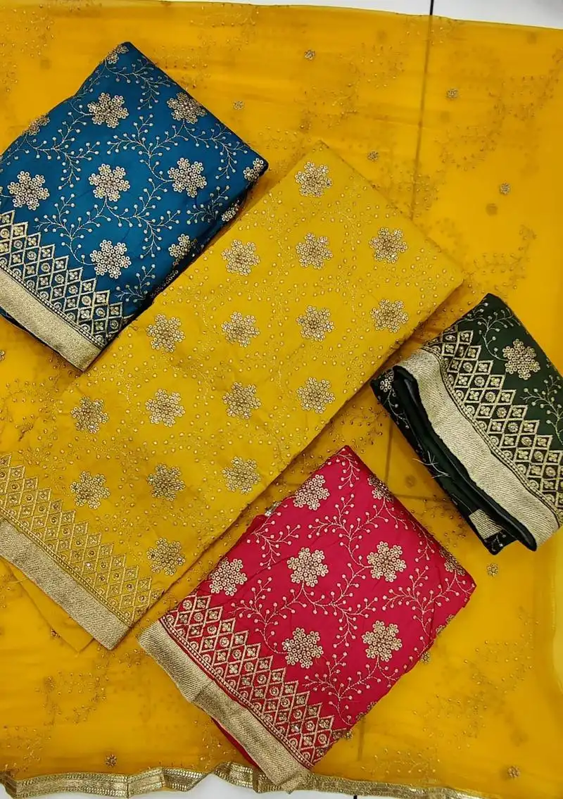 Aari work top dress materials