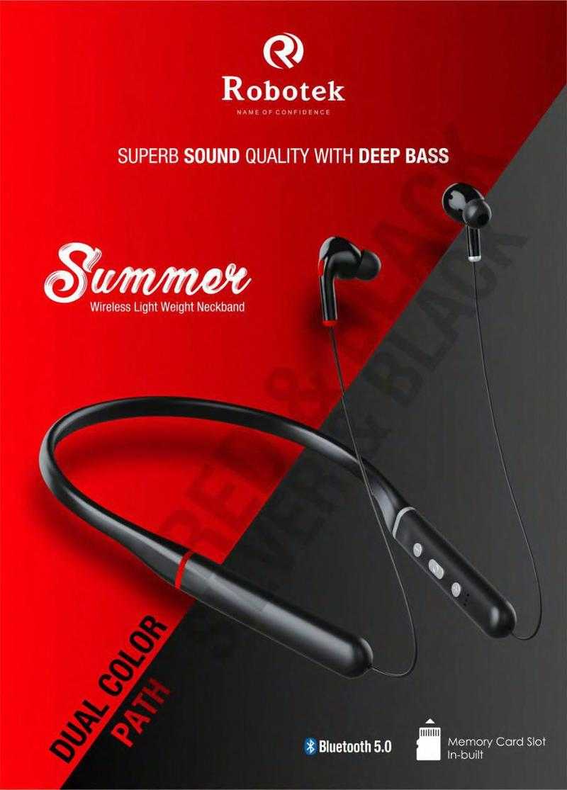 Robotek wireless neckband cheap