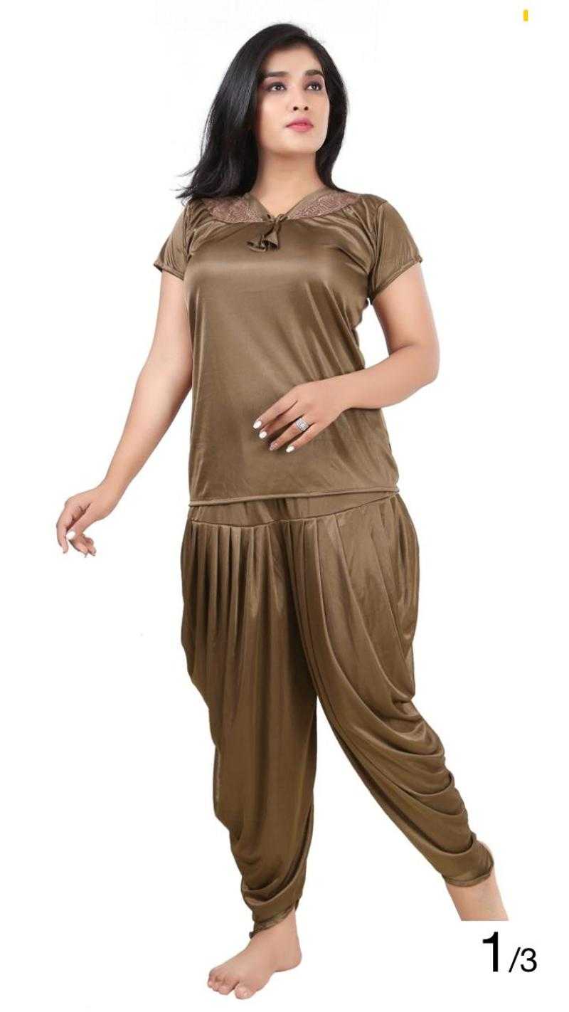 Dhoti style night sales dress