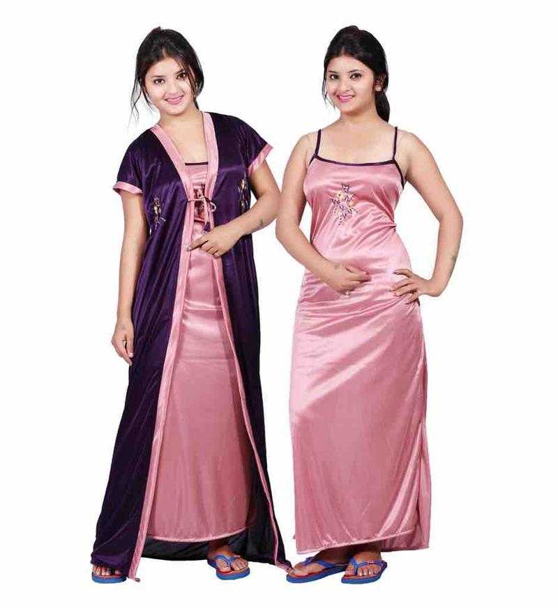 Satin fabric nighty top