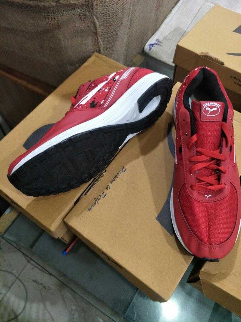Sega Original Marathon Red Shoe Star Impect Brand Udaan B2B