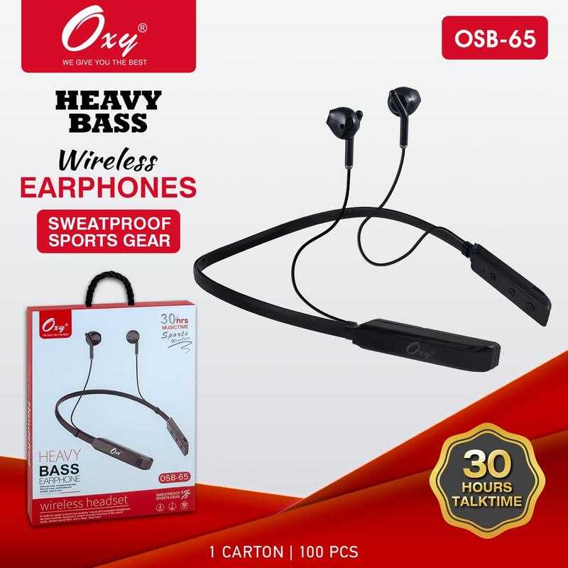 Oxy OSB 65 Wireless Bluetooth In the Ear With mic Yes Black
