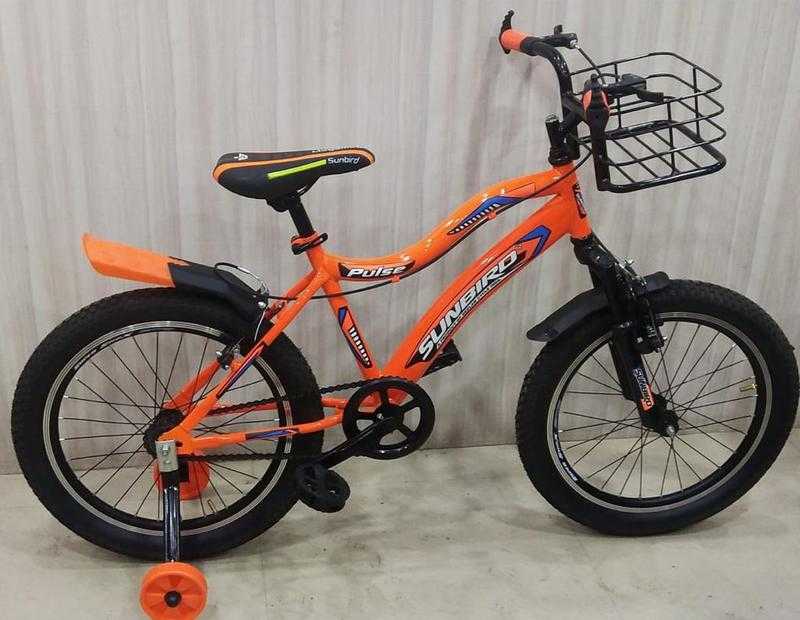 Sunbird Pulse Steel Frame Cycle for Girls Boys 20 Inch Orange