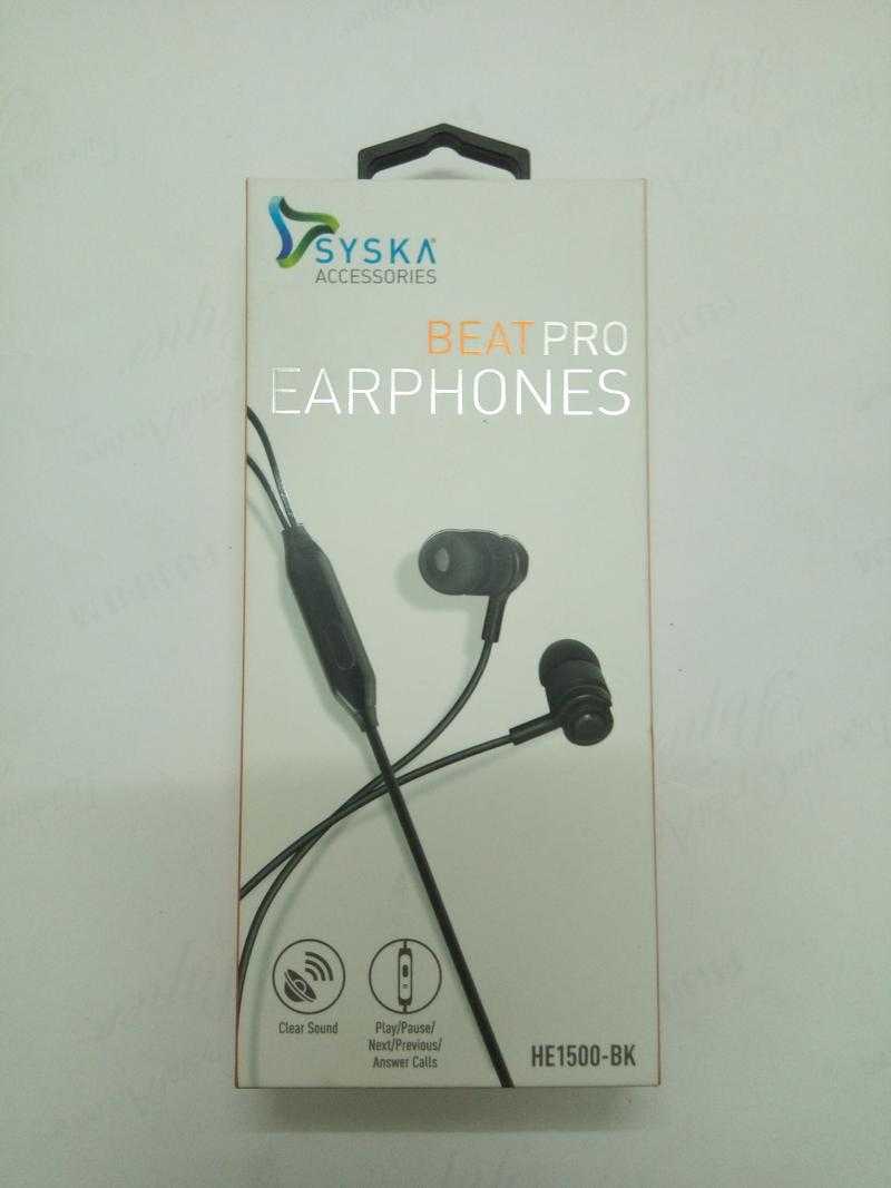 Syska beatpro on sale earphones