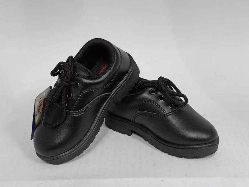 Lakhani black leather shoes new arrivals