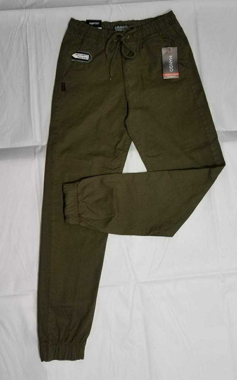 Mango Cotton blended with lycra Jogger Trackpant for Men Set Of 28