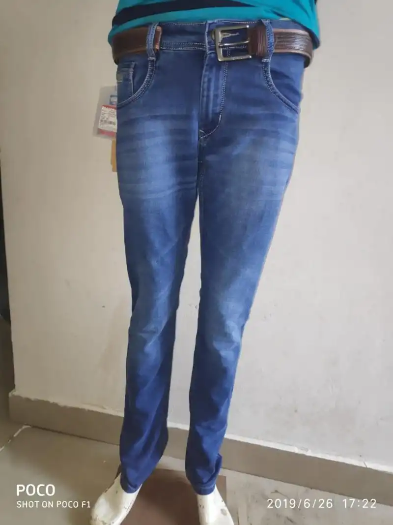 Sparky Cotton Light Washed Slim Fit 5 Pockets Faded Washed Jeans