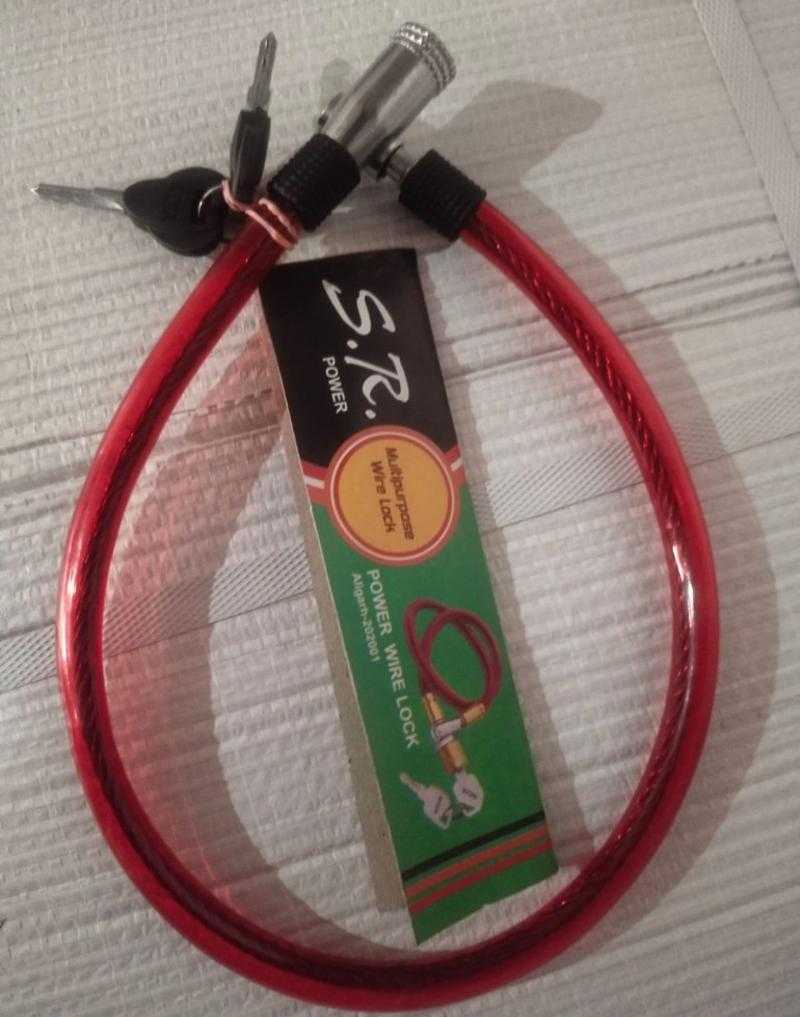 Cable lock for cycle 2025