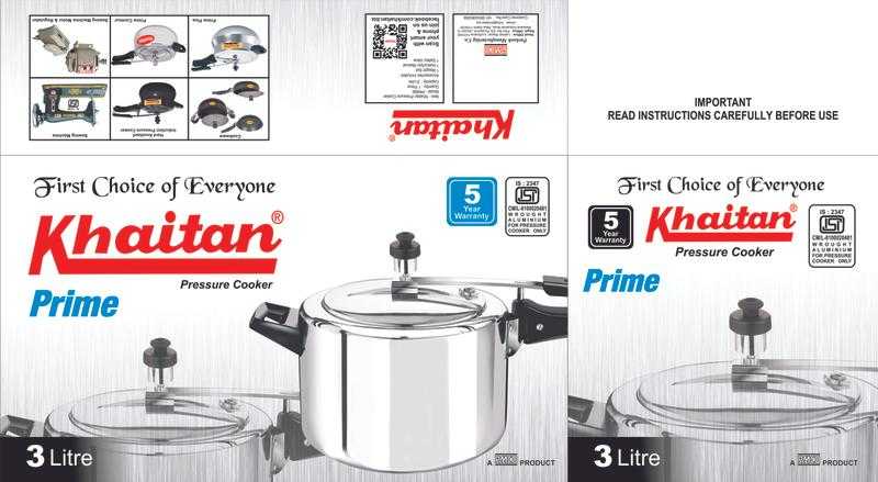 Khaitan pressure cooker best sale