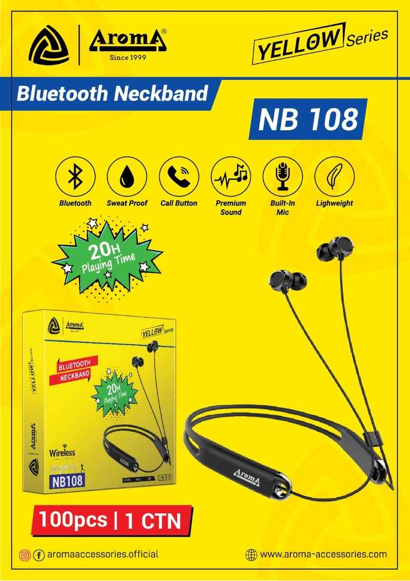 Aroma NB 109 Wireless Bluetooth In the Ear With mic Yes