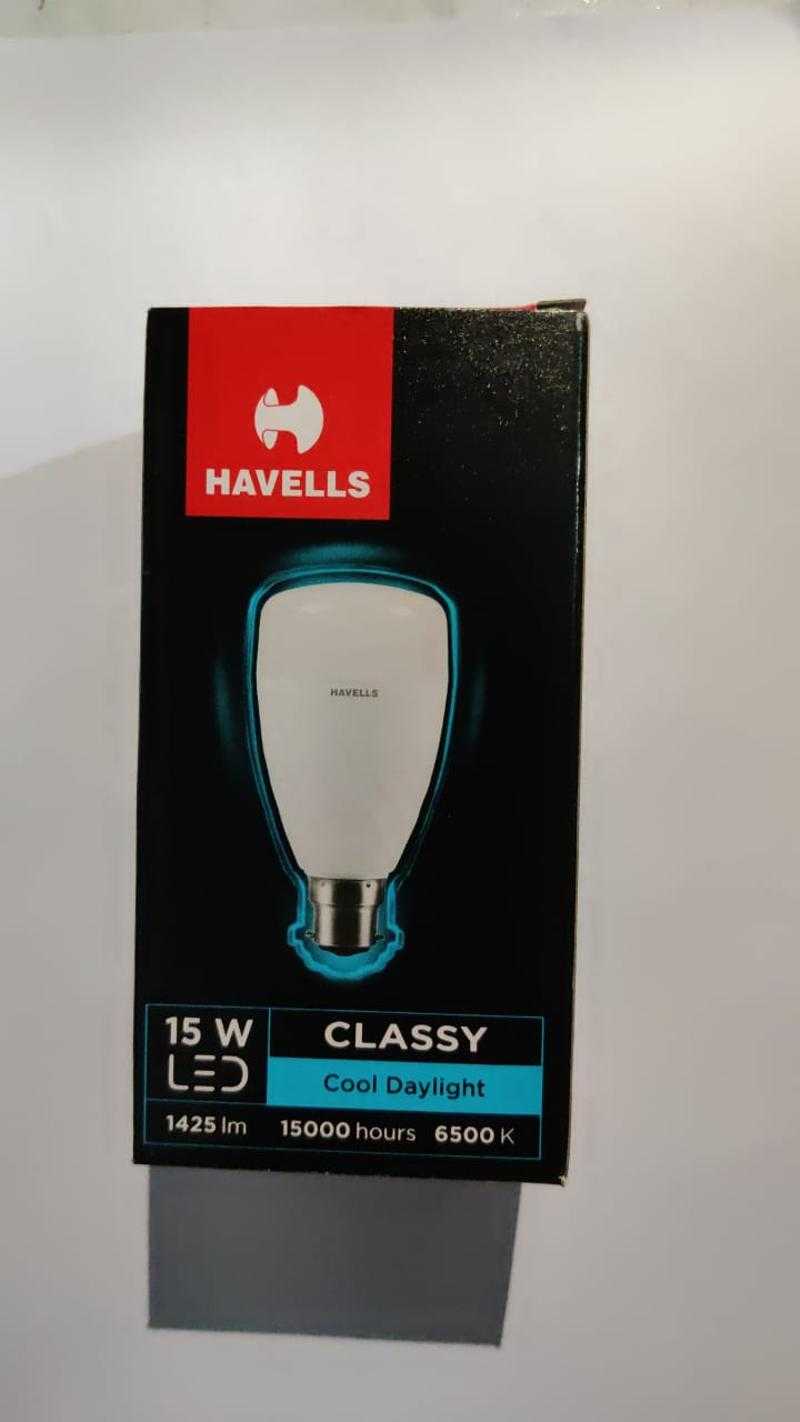 Havells Classy B22 Regular Led Bulb Cool Day Light 15 W Pack of