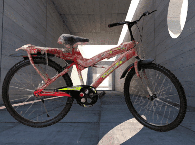 Viraj VJ 9 Iron Frame Cycle for Girls Boys 26 Inch Multi