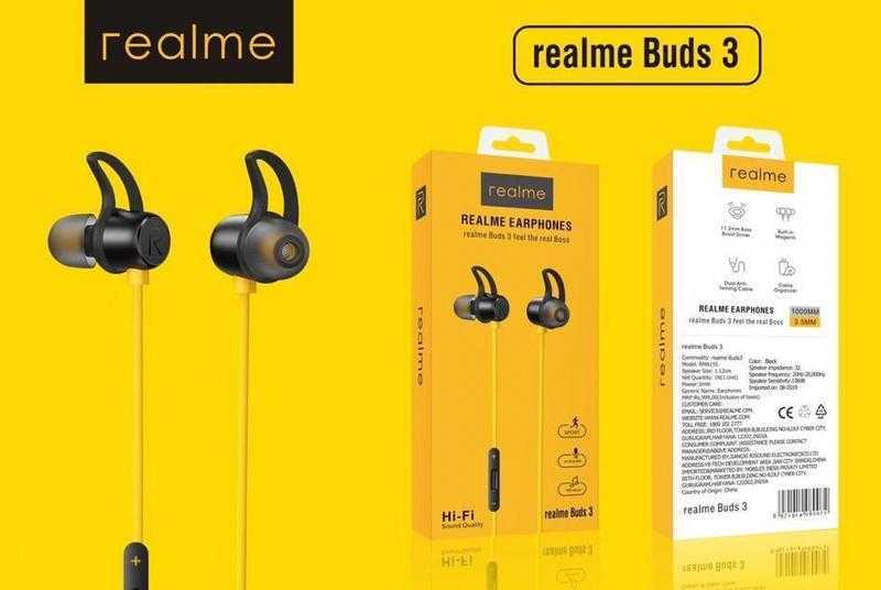 Realme earphones buds clearance 3