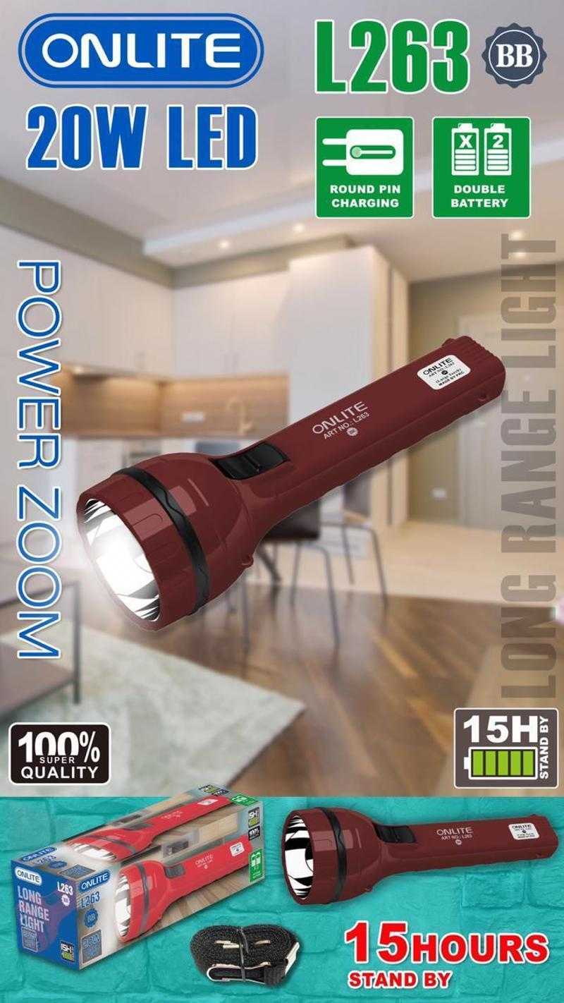 Onlite online torch battery