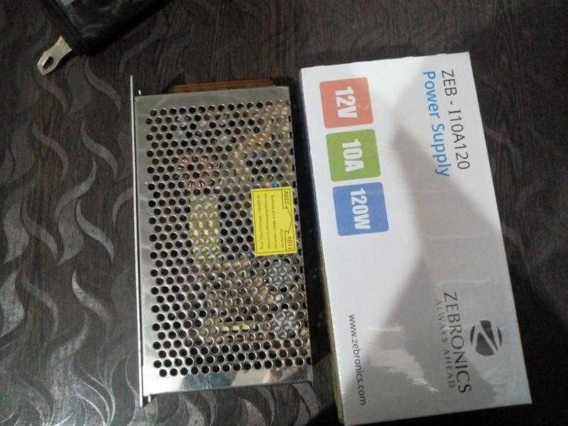 Zebronics 8 Channel SMPS 10amp for CCTV POWER SUPPLY 2 YEARS