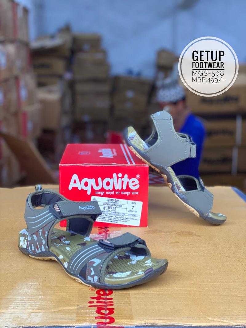 Aqualite Mgs 508 Mesh Casual Wear Flat Sandals Mehandi 7 Uk 41