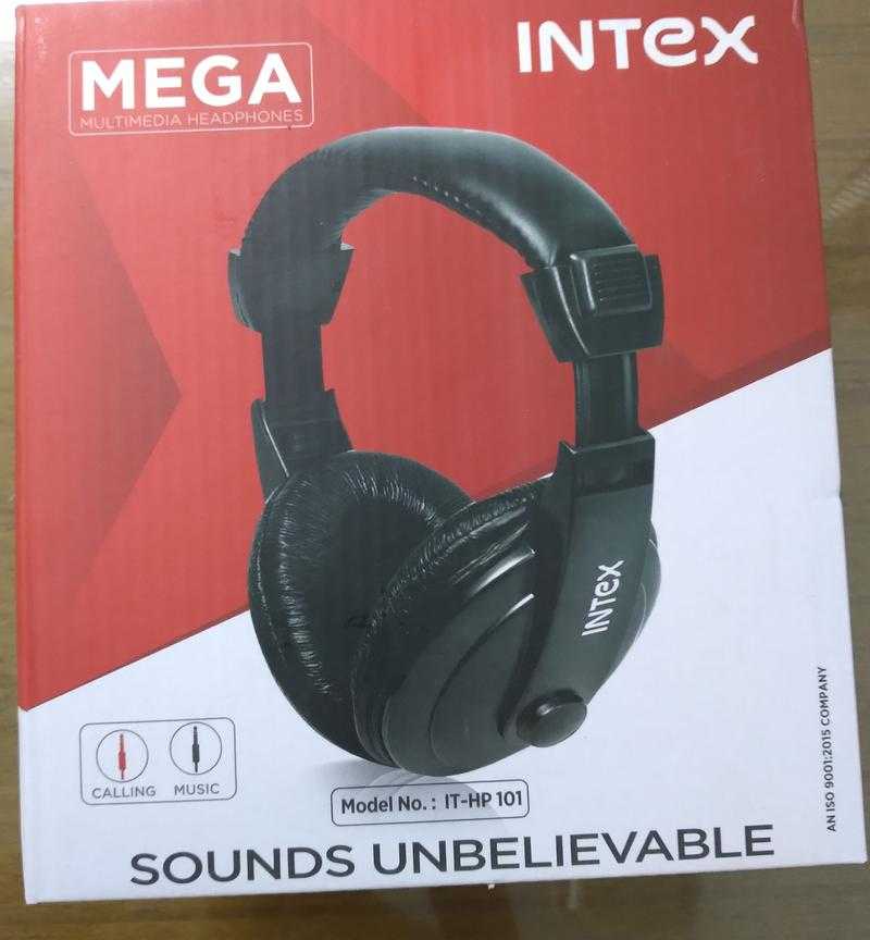 Intex IT HP 101 Wired Over the Ear With mic No Black Udaan