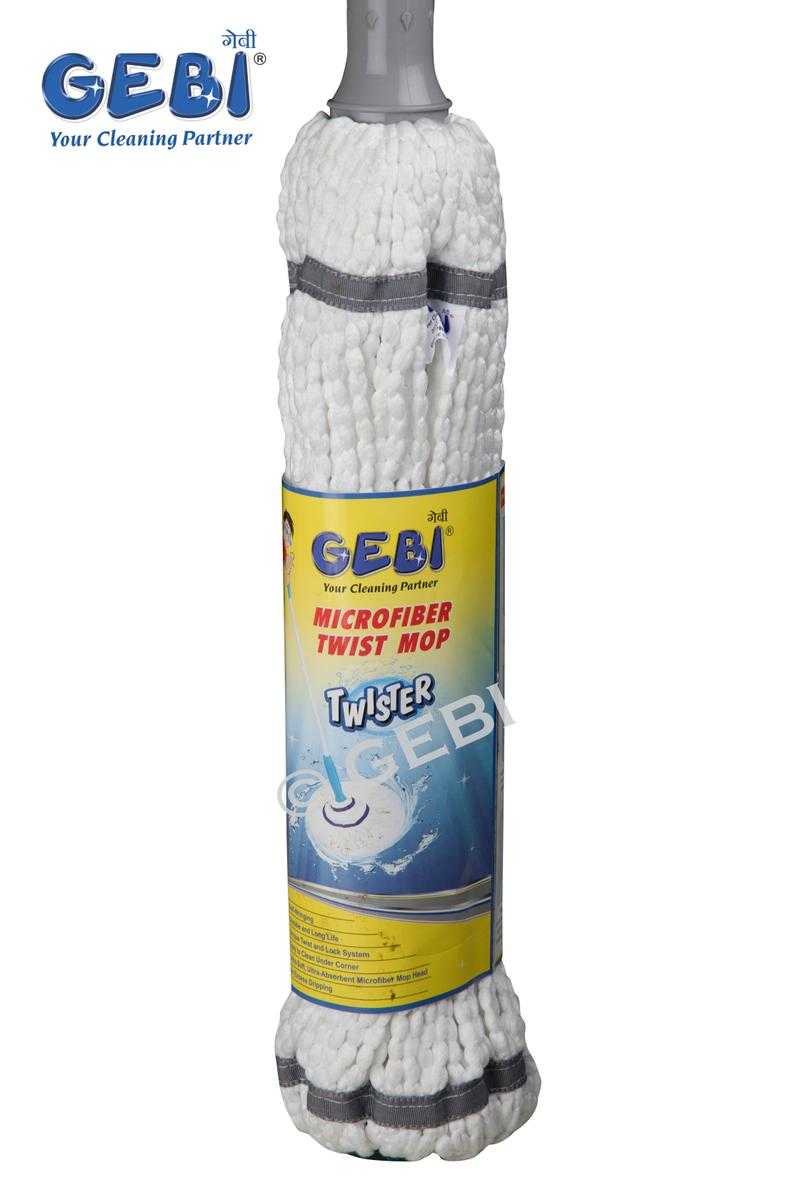 GEBI Microfiber Twist mop Twist Mop (Pack of - 12) Set Of 12