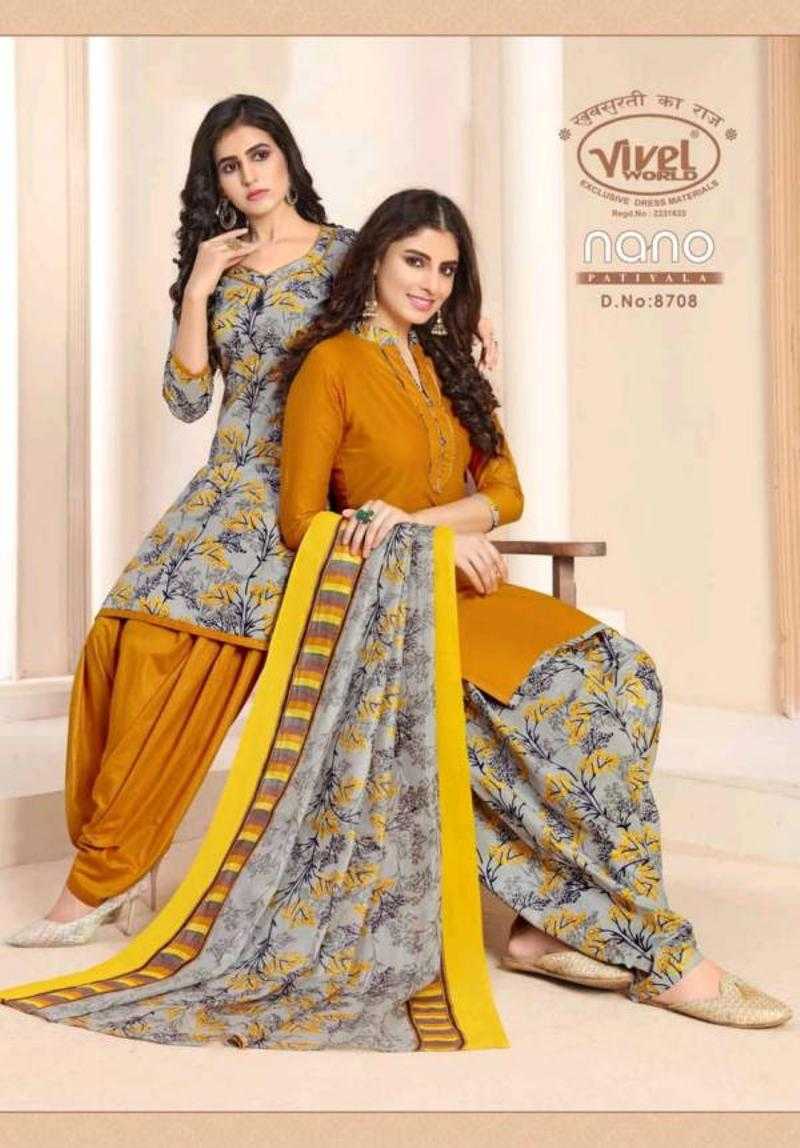 Vivel world sales cotton dress materials