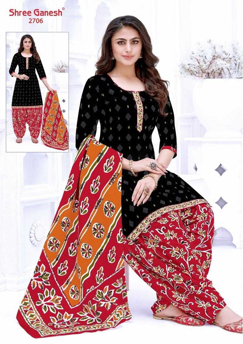 Shree ganesh print dress materials new arrivals