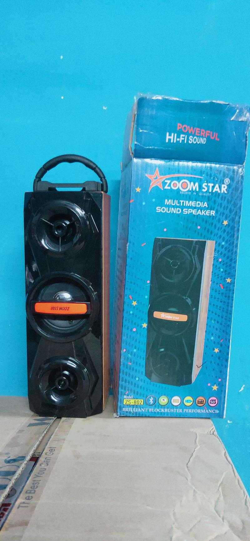 Zoom Star ZS 802 Wireless Bluetooth Active Black 60 W Udaan