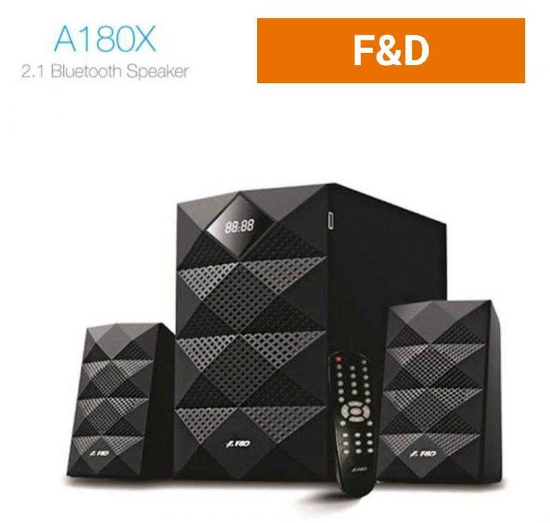 F&d a180x 2.1 bluetooth speakers cheap