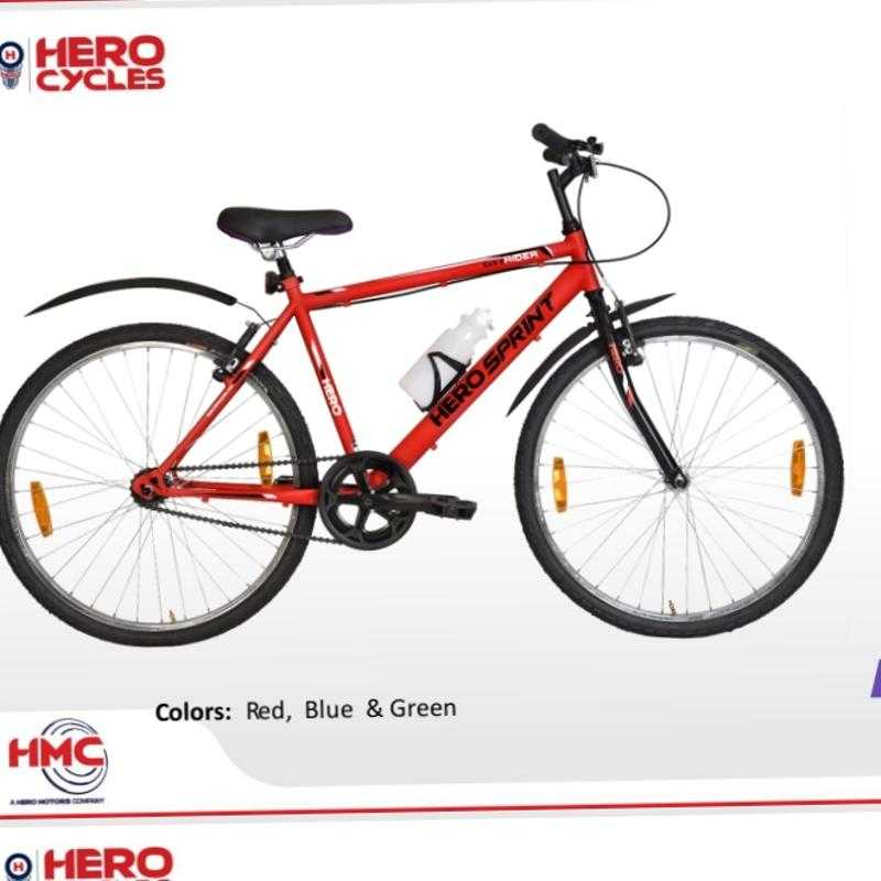 Hero Sprint Steel Frame Cycle for Boys 26 Inch Orange Udaan