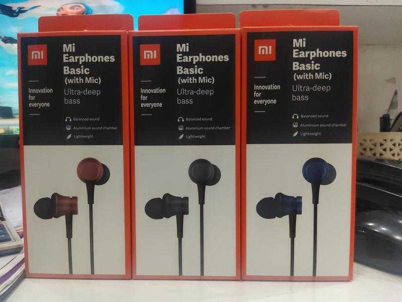 Mi earphones clearance basic red