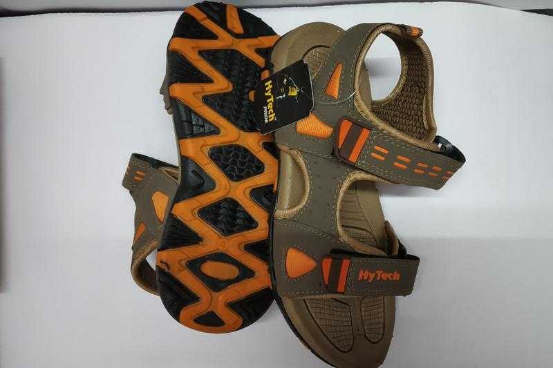 Hytech Pride FL108 KIDS Rexine Smart Casual Sport Sandals Tan 2