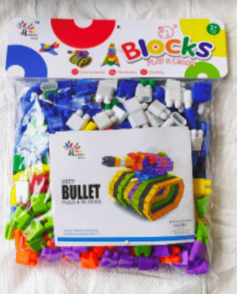 Rollick Lego Bullet 442 pc Linking Blocks Toy Assorted 442