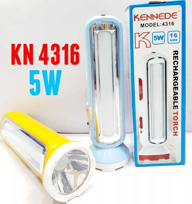 KENNEDE Rechargeable Torch With Emergency Light KN 4316 Udaan