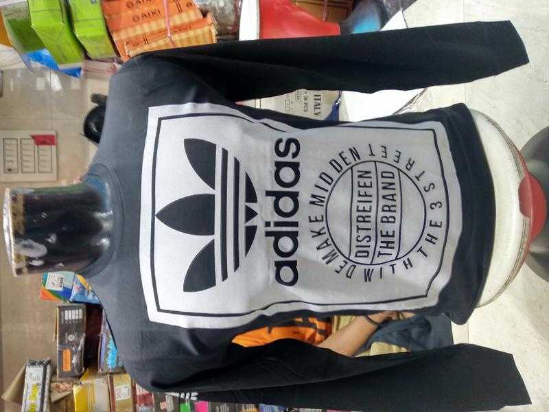 full sleeves adidas white black navy grey apple cut FD Udaan