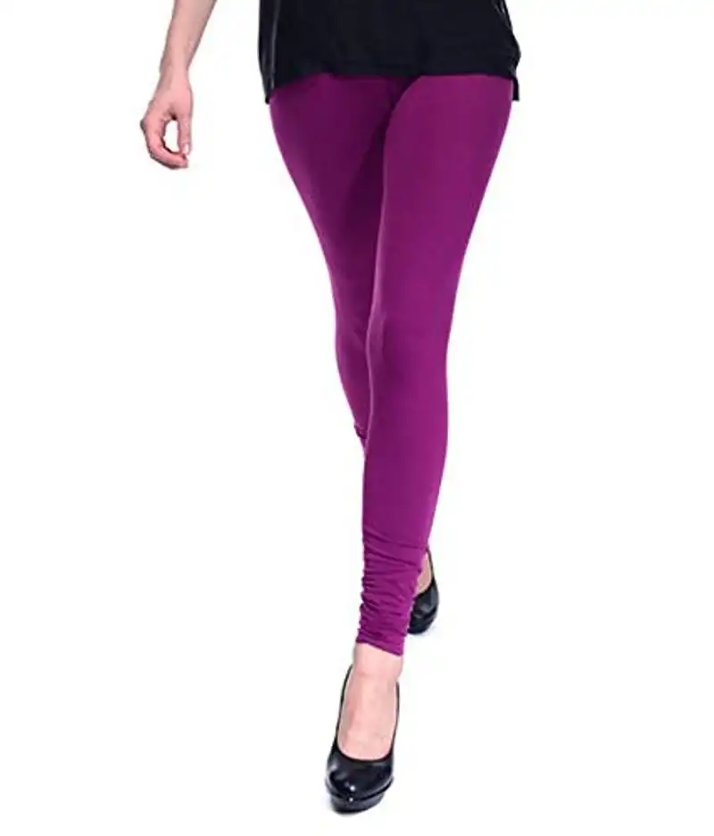 Buy LYRA Pure Purple Superior staple cotton Ankle Length Leggings.Look like  new even after repeated washing,Suitably designed to mould any body shape  perfectly. Online at Best Prices in India - JioMart.