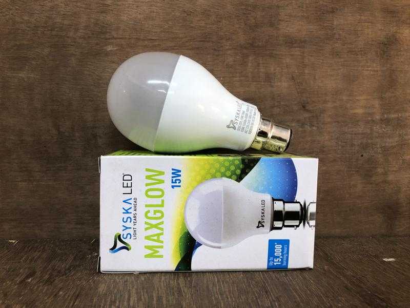 15 Watt Syska Led Bulb 1year Warranty